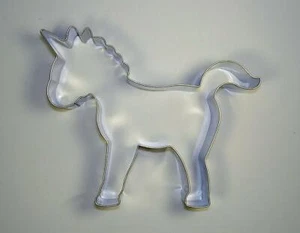 Ausstecher/Ausstechform „Märchen / EINHORNFOHLEN“ 10 cm – Einhorn, Fohlen, Pferd - Bild 1 von 1