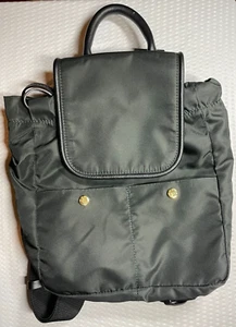 Marni Mini Backpack Polyamide Shell Black Green 12"X10" Gold hrdw Made Italy - Picture 1 of 24