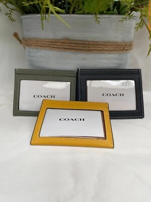 Coach Slim ID Card Case NWT (You Pick) - Image 1 of 2