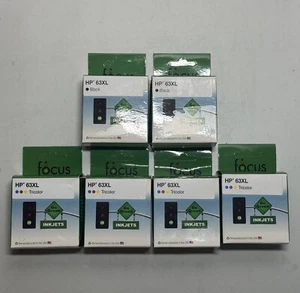 Ink Cartridges to Replace HP 63XL New in Box 6 Pack - Picture 1 of 3