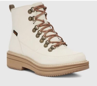 Bota de combate Teva Midform com cadarço nova sem caixa em cisne branco - Tamanho 7 - Imagem 1 de 4