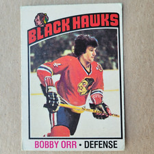 1976-77 O-Pee-Chee Bobby Orr #213 Chicago Black Hawks