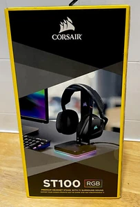 ST100 Corsair RGB Premium Headset Stand with 7.1 Surround Sound - Picture 1 of 4