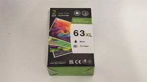Cartuchos de tinta de impresora 63XL para HP OfficeJet 3830 4650 5255 ENVY 4512 4520 - Imagen 1 de 3