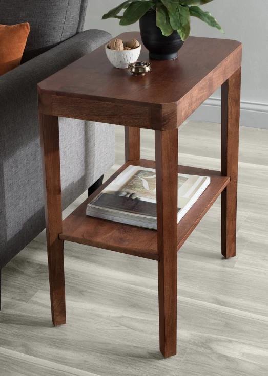 Wood End Side Table Living Room Sofa Coffee Storage Nightstand Small Square - Image 1 of 4
