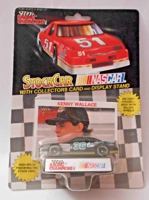 Racing Champions NASCAR 1991 StockCar Kenny Wallace #36 - NIP - Image 1 of 4