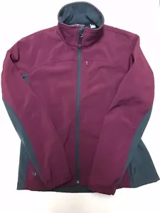 Black Diamond Double Diamond Maroon Red Softshell Jacket Size L Womens Stretch - Picture 1 of 12