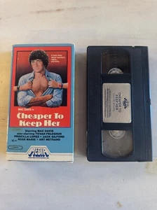 Cheaper to Keep Her VHS Media Home Entertainment Mac Davis RARE CULT OOP - Picture 1 of 6
