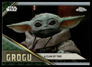 2023 Topps Cromado Star Wars Un CLAN DE DOS VIAJE DE GROGU JG-8 - Imagen 1 de 2
