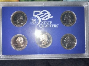 1999 Through 2007 S US Mint Clad Quarter Proof Total 9 Sets - Picture 1 of 18