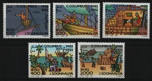 Somalia 1992 - Mi-Nr. 448-452 ** - MNH - Barcos / Barcos - Colón - Imagen 1 de 1