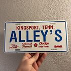 1980s Alley?s Dodge License Plate Kingsport Tennessee License Plate