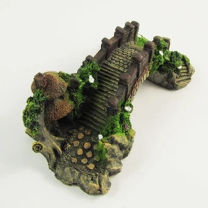 Hot New Aquarium Decoration Bridge Pavilion Tree for Fish Tank Resin Ornament... - Picture 1 of 1