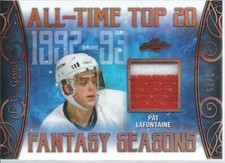 2019-20 Leaf ITG In the Game Used PAT LAFONTAINE All-Time Top Fantasy Patch 2/25