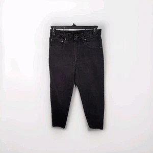 Vintage Levi's Jeans Mens 31x33 Black 550 Tapered Made In USA American Denim - Picture 1 of 9