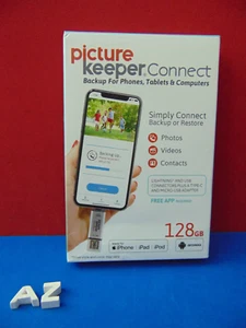 Picture Keeper Connect 128 GB Backup for iPhone iPad iPod New & Sealed - Afbeelding 1 van 4