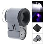 Portable 50X HD Jewelry Identification Microscope Magniier with Led UV lamp