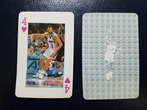 Vlade Divac Charlotte Hornets NBA Star Chinese Funky Gray Back Playing Card - Picture 1 of 1