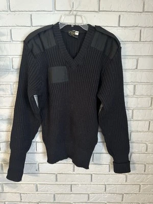 Vintage Citadel Sweater Mens 44 Black Wool Military Tactical Commando Britain - Image 1 of 4
