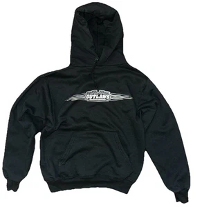 Outlaws World Of Racing Hoodie Men’s Size Small Black - Picture 1 of 4