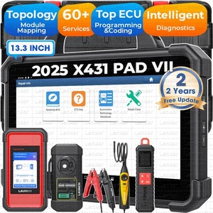 2025 LAUNCH X431 PAD 7 X-PROG3 Car Diagnostic Scanner IMMO Key Programming TPMS - Picture 1 of 53
