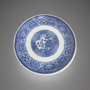 Vintage Blue Willow 6" Teetasse Untertassen (Set 8) - Bild 1 von 3