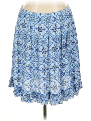 DressBarn Women Blue Casual Skirt XL - Image 1 of 2