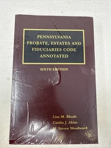 Pennsylvania Probate, Estates And Fiduciaries Code Annotated. Sixth Ed. Bisel - Picture 1 of 5