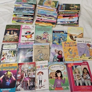Random Lot Of 25 Children's Chapter Books Classroom Instant Library Elementary - Bild 1 von 3