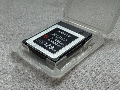 SONY 128GB XQD Memory Card G Series R440MB/s W400MB/s for Sony / Nikon cameras  - Image 1 of 2