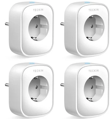 Wlan Steckdose 16A Intelligente Steckdosen m. Messfunktion 4er Pack-TECKIN*TOP* - Bild 1 von 4
