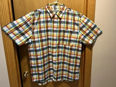 Attitude Gold Men’s 5X Button Down Shirt Pre-Owned Great Condition Multicolor  - Image 1 of 4