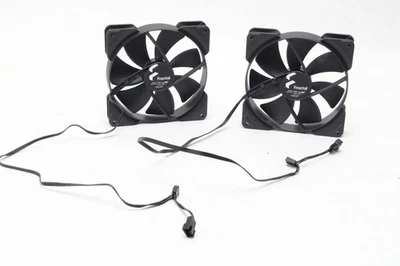 Lot 2x Fractal Design Aspect 14 PWM 1700 RPM  Case Fans (140mm Black) - Image 1 of 4