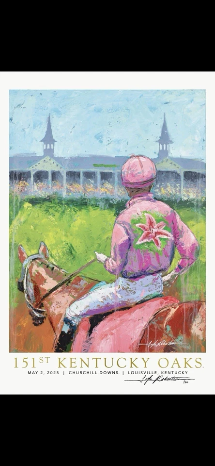 Kentucky Oaks 151 Limited Edition Poster Foto 1 de 1