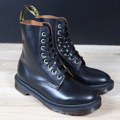 Dr. Martens 1460 Pascal Boots Womens Size 5 Black Pascal 8 Eye Leather Combat - Image 1 of 4