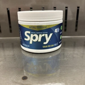 Xlear Spry Sugar-Free Gum, Natural Peppermint, No Aspartame, GF, 100 ct BB 8/27 - Picture 1 of 4