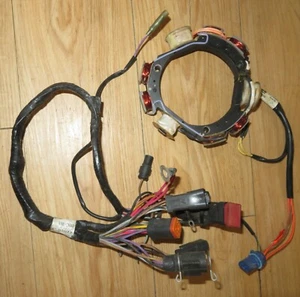 40 48 50 hp OMC Johnson Evinrude Stator & Harness 0586020 0584560 173-4560 - Picture 1 of 8