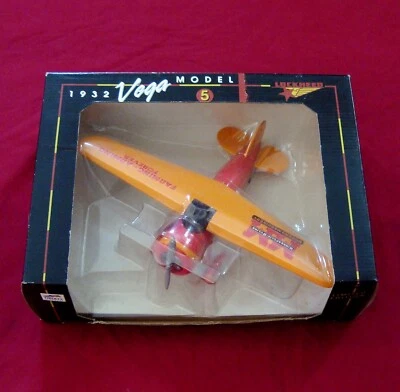 1932 Lockheed VEGA Model 5 NEW Liberty Classic SPEC Die CAST Airplane Still Bank - Image 1 of 2