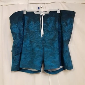 Sonoma Mens Swim Trunk Board  Shorts Blue Size 4XB Pockets NWT - Picture 1 of 4