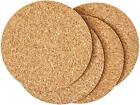 Cork Drink Coasters 1/8 Thick 30 Pack - Home Bar and Kitchen Essential - Blank 