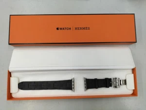 HERMES Kilim Skórzany pasek MTHX3FE/A do Apple Watch 45mm Pasek Używany - Zdjęcie 1 z 5