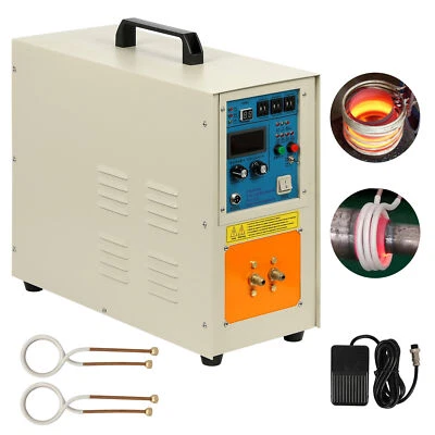 TAISHI 15KW 30-100 KHz 2200 ℃ (3992 ℉) High Frequency Induction Heater Furnace 110V Top