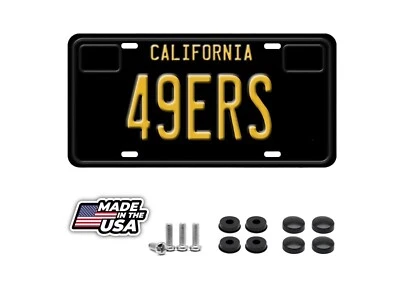 San Francisco 49ers Football Team in California Aluminum License Plate Tag New  - Image 1 of 4