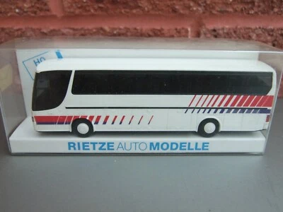 Setra 300 Series Coach - Rietze HO 1/87 Red & Cream livery in Acetate Pack - Image 1 of 2