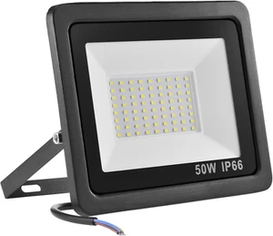 50W LED Flood Lights Outdoor, IP66 Waterproof Security Lights Fixture, 6500K Har - Picture 1 of 12