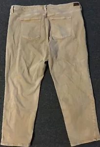 Polo Ralph Lauren hellbraune Jeans 20 W 40/26 Distressed Sporthose beige Flagge Pony Vintage - Bild 1 von 8