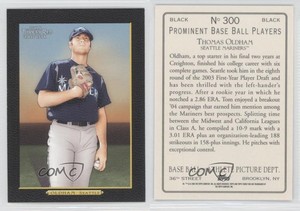 2005 Topps Turkey Red Black /142 Thomas Oldham #300 Rookie RC