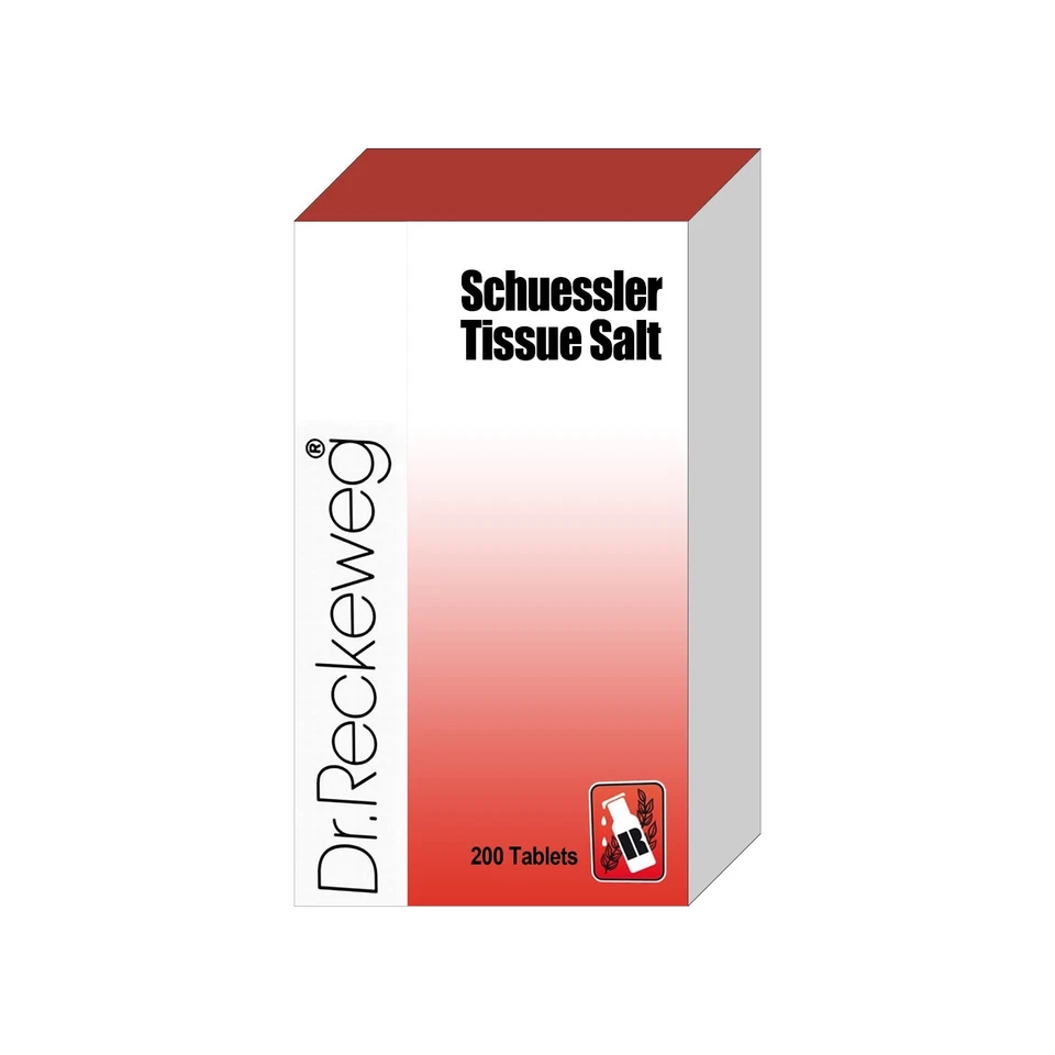 Schuessler Tissue Salts Homeopathic 6X Dr Reckeweg 200 Tablets Lactose Germany - Image 1 of 1