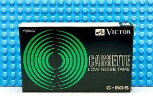 VICTOR/JVC LOW NOISE C-90S TYPE I BLANK CASSETTE TAPE (1) (USED) - Picture 1 of 5