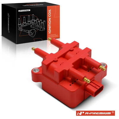 1x Bobina de encendido roja para Subaru Forester 1999-2004 Impreza Legacy Baja Outback Foto 1 de 4